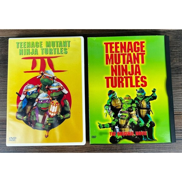 Teenage Mutant Ninja Turtles  I and III (DVD Movies) - Picture 1 of 3